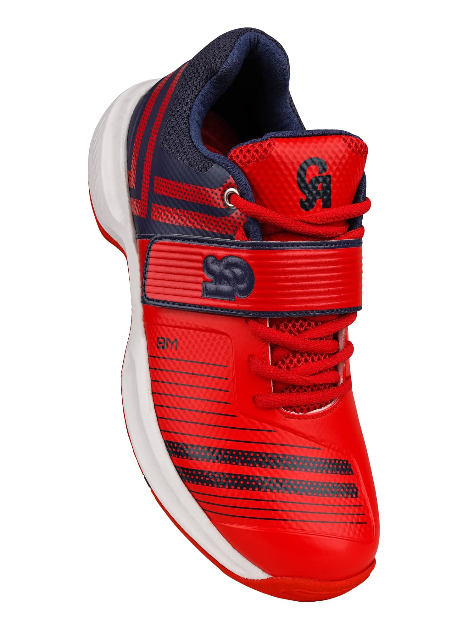 M-8 Cricket Shoes (Red/Navy)