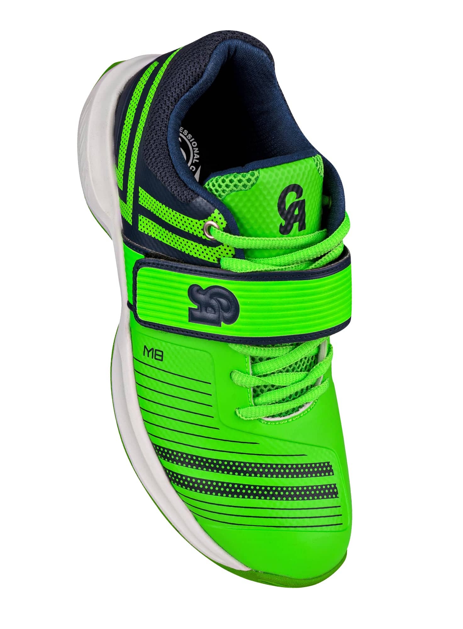 M-8 Cricket Shoes (Green/Navy)