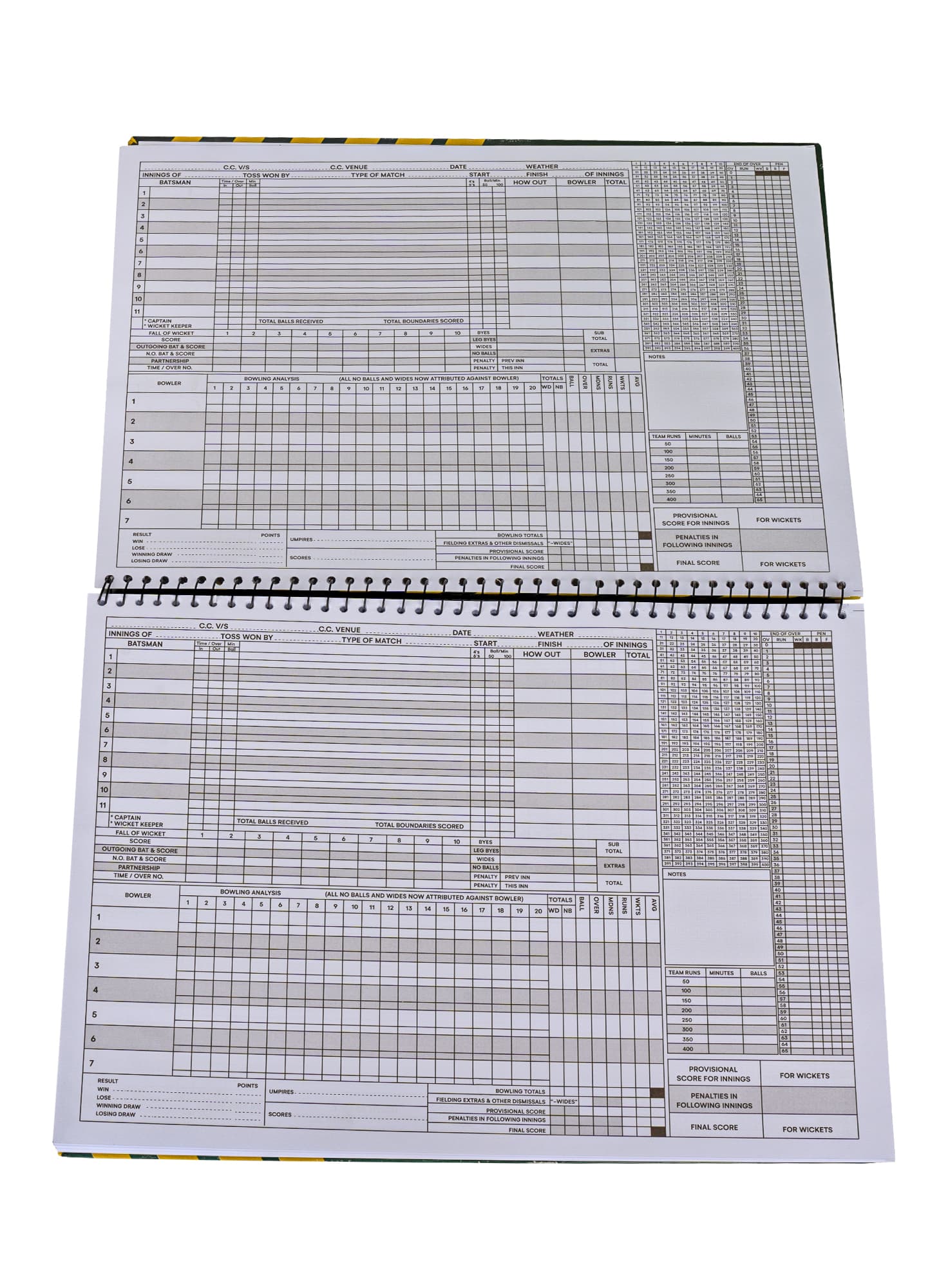 Score Book (100 INNINGS) - thumbnail 2