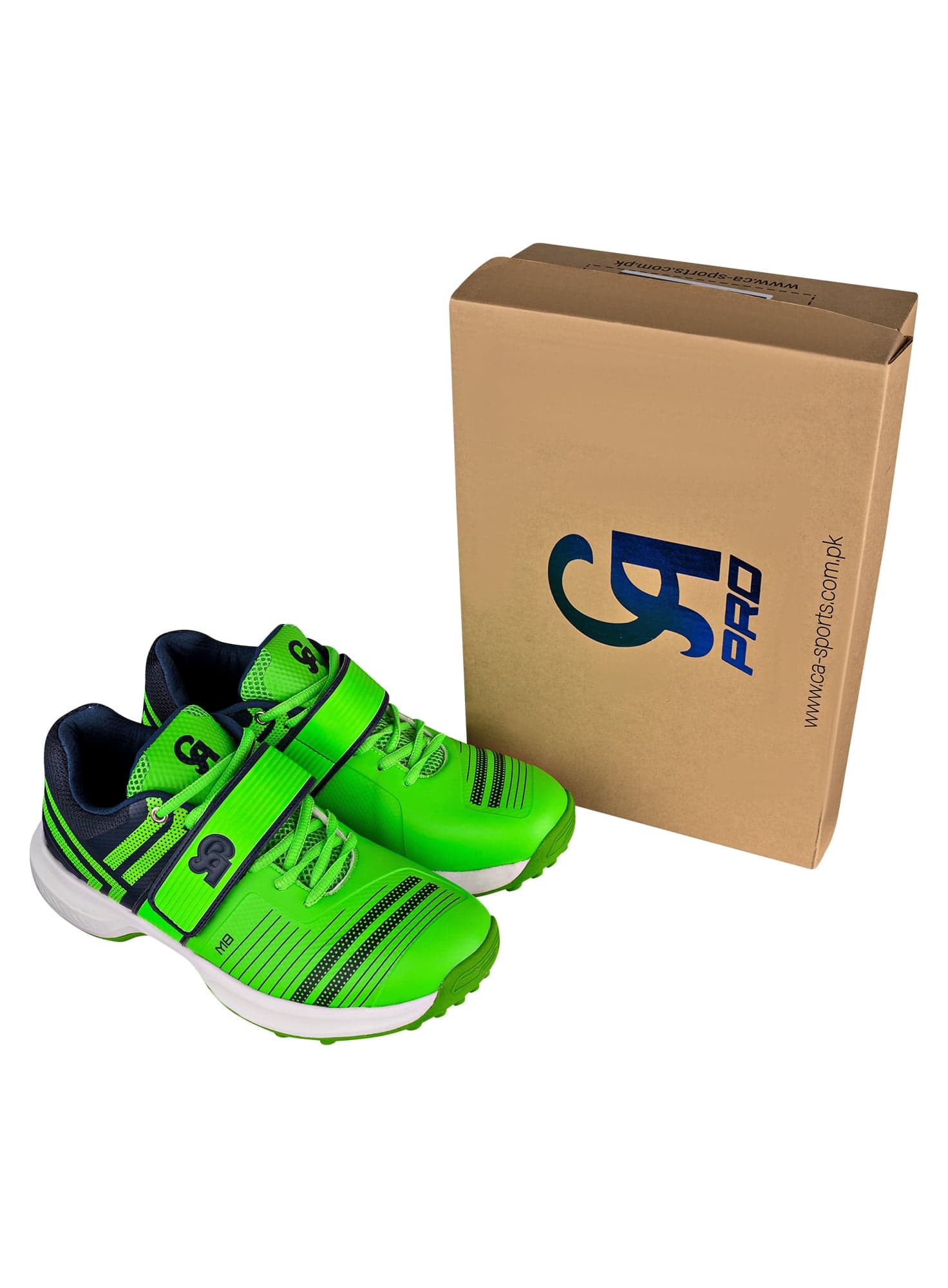 M-8 Cricket Shoes (Green/Navy) - thumbnail 5